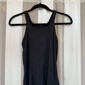 Lululemon hold tight thin strap race back Black Tank Top